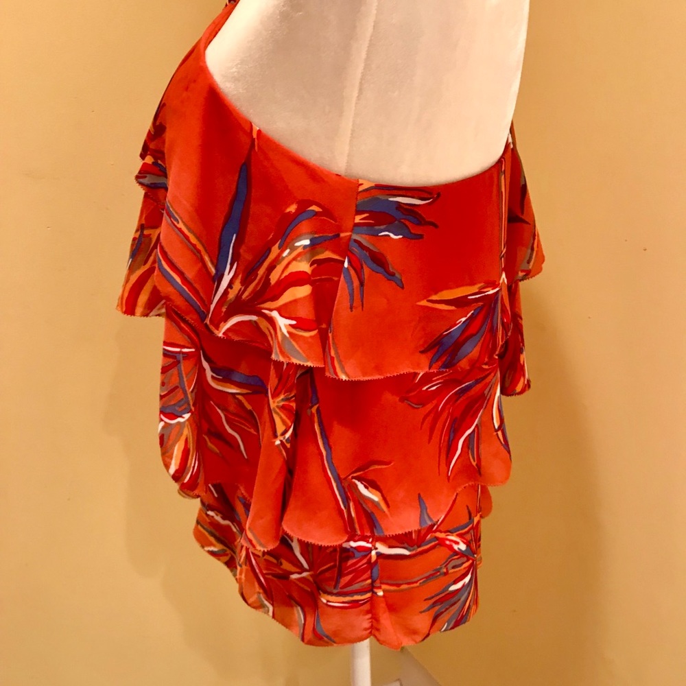 Amaryllis One Shoulder Ruffle Top 💜 - Picture 2 of 4